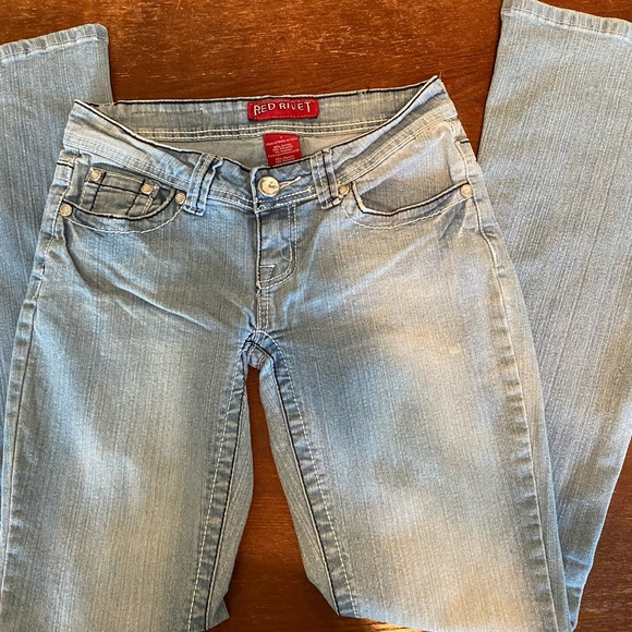Red Rivet Jeans Womens Red River Light Wash Flare Jeans Poshmark
